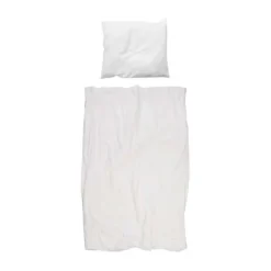 Snurk Uni Flanel Dekbedovertrek White 140 x 200/220 cm