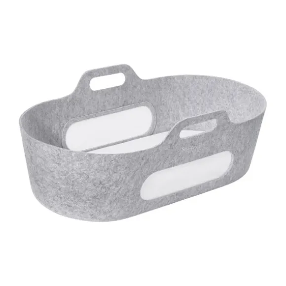 Snuz SnüzBaskit Moses Basket + Stand Set - Dove/Light Grey/Grey