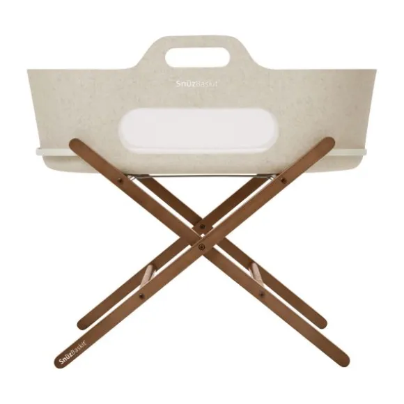 Snuz SnüzBaskit Moses Basket + Stand Set - Dove/Light Grey/Grey