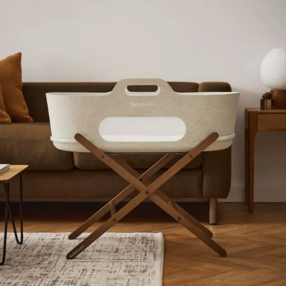 Snuz SnüzBaskit Moses Basket + Stand Set - Dove/Light Grey/Grey