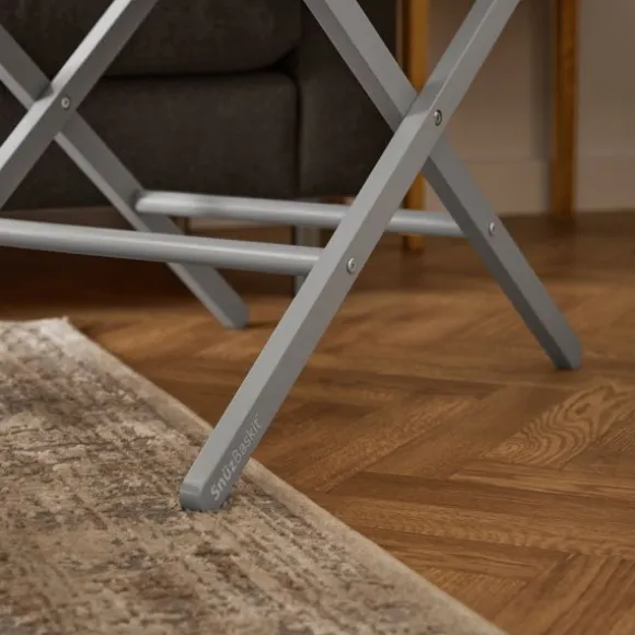 Snuz SnüzBaskit Moses Basket + Stand Set - Dove/Light Grey/Grey