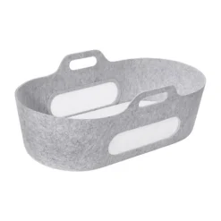 Snuz SnüzBaskit Moses Basket + Stand Set - Dove/Light Grey/Grey