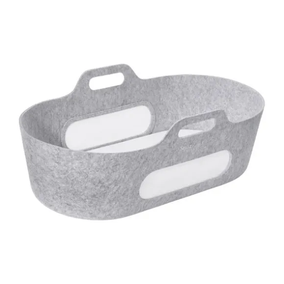 Snuz SnüzBaskit Moses Basket + Stand Set - Dove/Light Grey/Grey