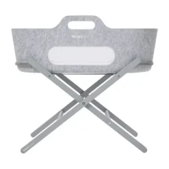Snuz SnüzBaskit Moses Basket + Stand Set - Dove/Light Grey/Grey