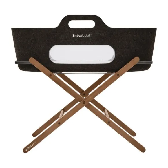 Snuz SnüzBaskit Moses Basket + Stand Set - Dove/Light Grey/Grey