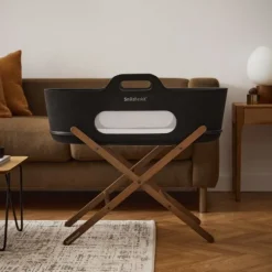 Snuz SnüzBaskit Moses Basket + Stand Set - Dove/Light Grey/Grey