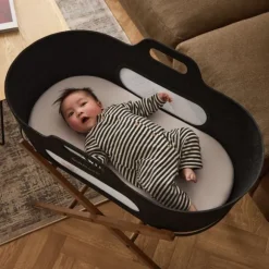 Snuz SnüzBaskit Moses Basket + Stand Set - Dove/Light Grey/Grey