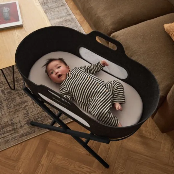 Snuz SnüzBaskit Moses Basket + Stand Set - Dove/Light Grey/Grey