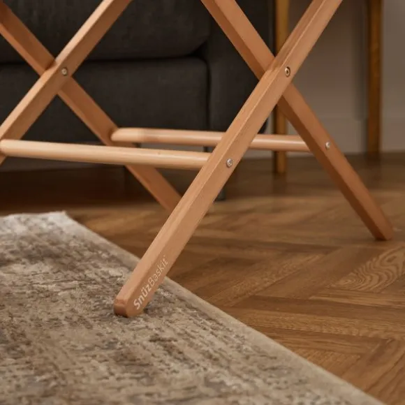 Snuz SnüzBaskit Moses Basket + Stand Set - Dove/Light Grey/Grey