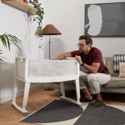 SnuzPod Studio Co-sleeper - London Navy