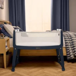 SnuzPod Studio Co-sleeper - London Navy