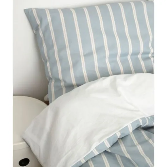 Studio Ditte Dekbedovertrek Lintjes - 140 x 220 cm - Steenblauw