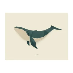 Studio Ditte Poster - Walvis - 40 x 30 cm