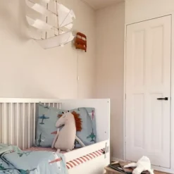 Studio Ditte Vliegtuigjes Dekbedovertrek - 140 x 220 cm - Lichtblauw