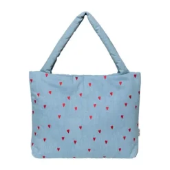 Studio Noos Mom Bag - Denim Hearts