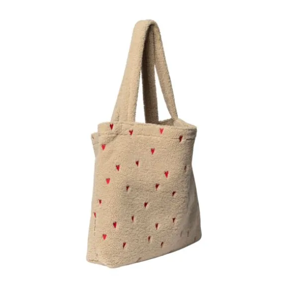 Studio Noos Teddy Hearts Mom Bag - Ecru