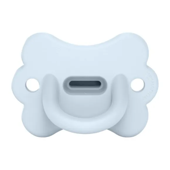 Suavinex Colour Essence SX Pro Fopspeen - 0-6Mnd - Silicone - Blauw