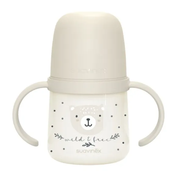 Suavinex Wild & Free Beker Met Handvaten - 150ml - 6Mnd+ - Blauw