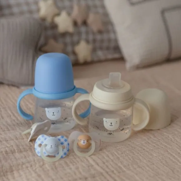 Suavinex Wild & Free Beker Met Handvaten - 150ml - 6Mnd+ - Blauw