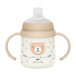 Suavinex Wild & Free Beker Met Handvaten - 150ml - 6Mnd+ - Blauw