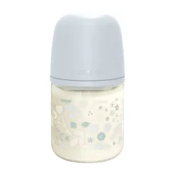 Suavinex Wonderland SX Pro Fles Glas - Medium Flow - 240ml - Blauw