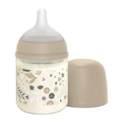 Suavinex Wonderland SX Pro Fles Glas - Medium Flow - 240ml - Blauw