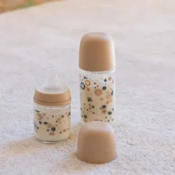 Suavinex Wonderland SX Pro Fles Glas - Medium Flow - 240ml - Blauw