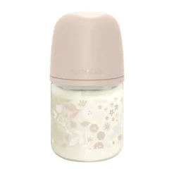 Suavinex Wonderland SX Pro Fles Glas - Medium Flow - 240ml - Blauw