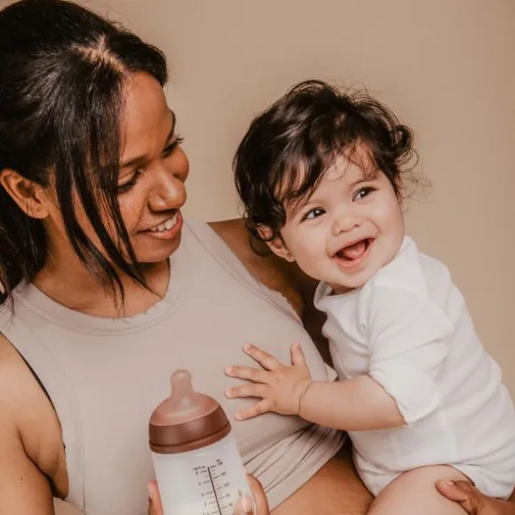 Suavinex Zero Zero Anti-Koliek Fles Borstvoeding - One Size - 180ml - Light