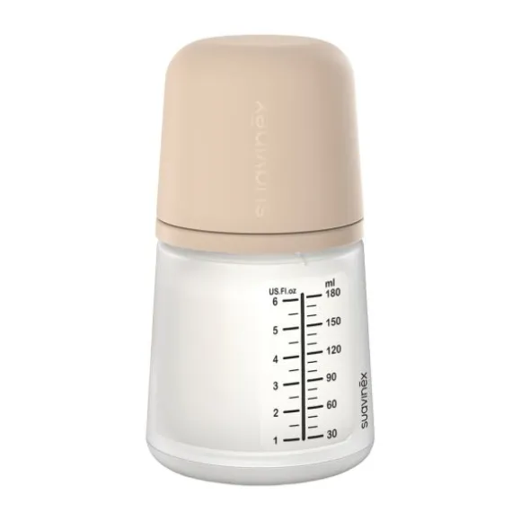 Suavinex Zero Zero Anti-Koliek Fles Borstvoeding - One Size - 180ml - Light