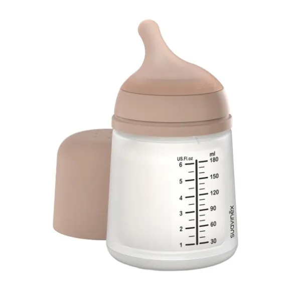Suavinex Zero Zero Anti-Koliek Fles Borstvoeding - One Size - 180ml - Light