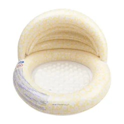 Swim Essentials Kinderzwembadje - Florish Yellow Canopy - Ø100 cm