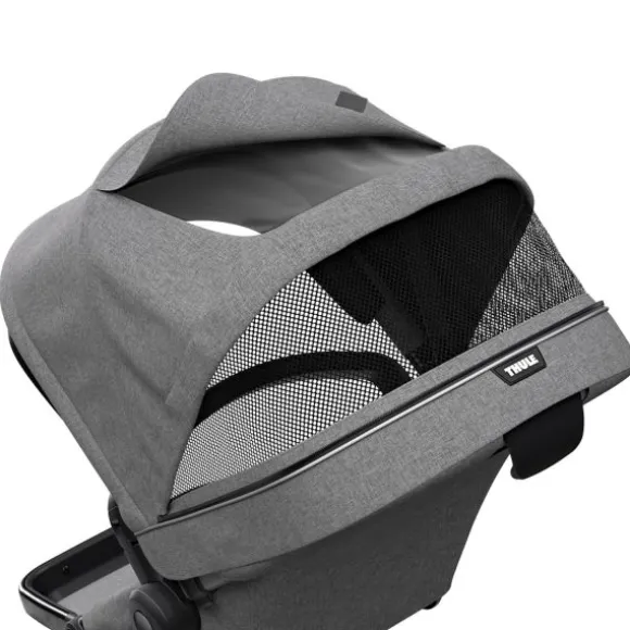Thule Sleek Tweede Zitje Grey Melange On Black