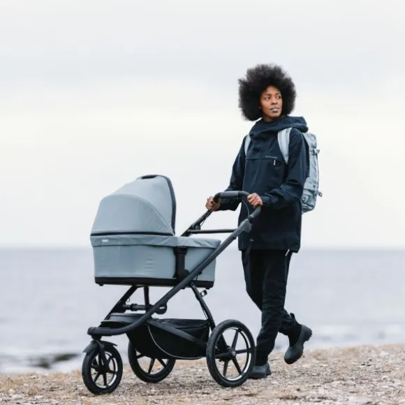 Thule Urban Glide 3 Kinderwagen 4-in-1 - Mid Blue | Thule Maple Autostoeltje - Mid Blue | Thule Alfi Isofix Base