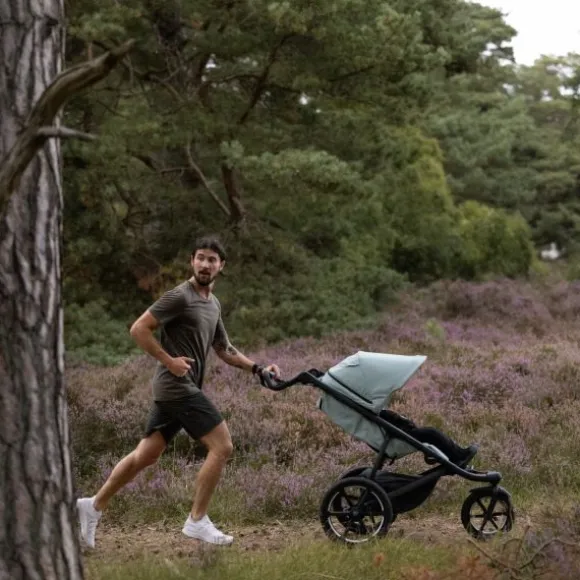 Thule Urban Glide 3 Kinderwagen 4-in-1 - Mid Blue | Thule Maple Autostoeltje - Mid Blue | Thule Alfi Isofix Base