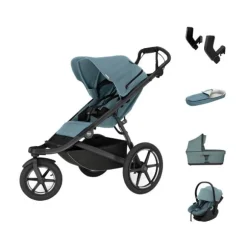 Thule Urban Glide 3 Kinderwagen 3-in-1 - Basis Bundel - Mid Blue