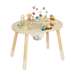 Tooky Toy Activiteitentafel - Hout - Naturel
