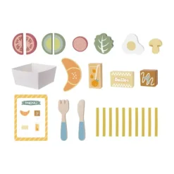 Tooky Toy Ontbijt Speelset - Hout