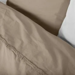 Town & Country - Dekbedovertrek - Harwich - Zand 140 x 220 cm