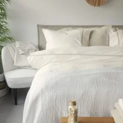 Town & Country Dekbedovertrek - Oakland - White - 140 x 220 cm