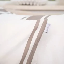 Town & Country Kinsley Dekbedovertrek - 140 x 220 cm - Taupe