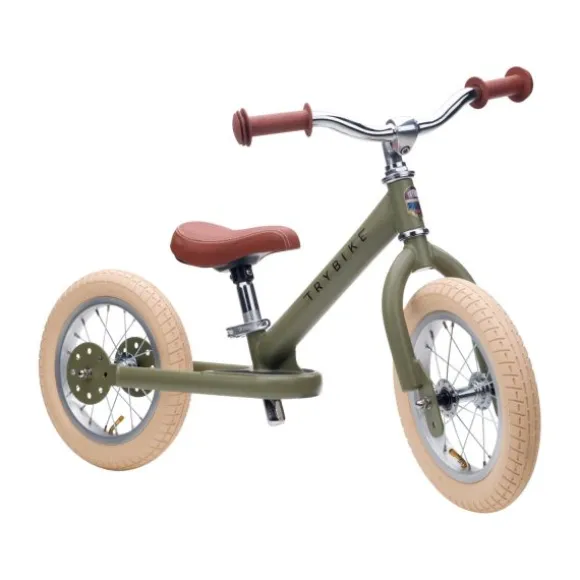 Trybike Steel Vintage Loopfiets - Red Matt