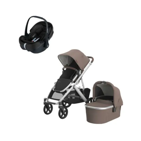 UPPAbaby VISTA V3 Kinderwagen 3-in-1 - Theo | Joolz X Maxi-Cosi Pebble 360 Pro 2 Autostoeltje