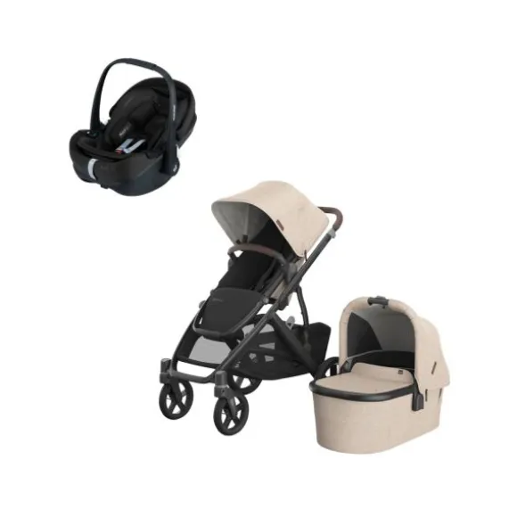 UPPAbaby VISTA V3 Kinderwagen 3-in-1 - Theo | Joolz X Maxi-Cosi Pebble 360 Pro 2 Autostoeltje