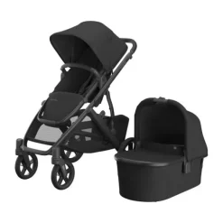 UPPAbaby VISTA V3 Kinderwagen 4-in-1 - Theo | Joolz X Maxi-Cosi Pebble 360 Pro 2 Autostoeltje | Maxi-Cosi FamilyFix 360 Pro