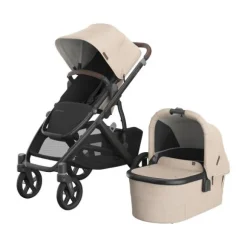 UPPAbaby VISTA V3 Kinderwagen 4-in-1 - Theo | Joolz X Maxi-Cosi Pebble 360 Pro 2 Autostoeltje | Maxi-Cosi FamilyFix 360 Pro