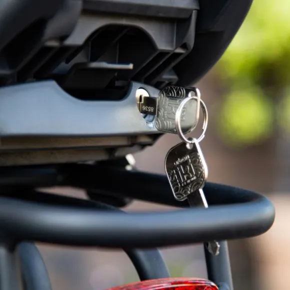 Urban Iki Junior Fietsstoeltje - Suzume Grey/Bincho Black - Zonder Montagekader