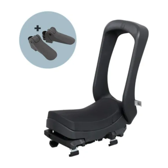 Urban Iki Junior Fietszitje - Bincho Black / Kurumi Brown