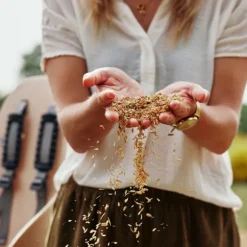 Urban Iki Ta-ke Bio Achterzitje - Framemontage - Haniwa Brown / Bincho Black