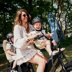 Urban Iki Ta-ke Bio Achterzitje - Framemontage - Haniwa Brown / Bincho Black